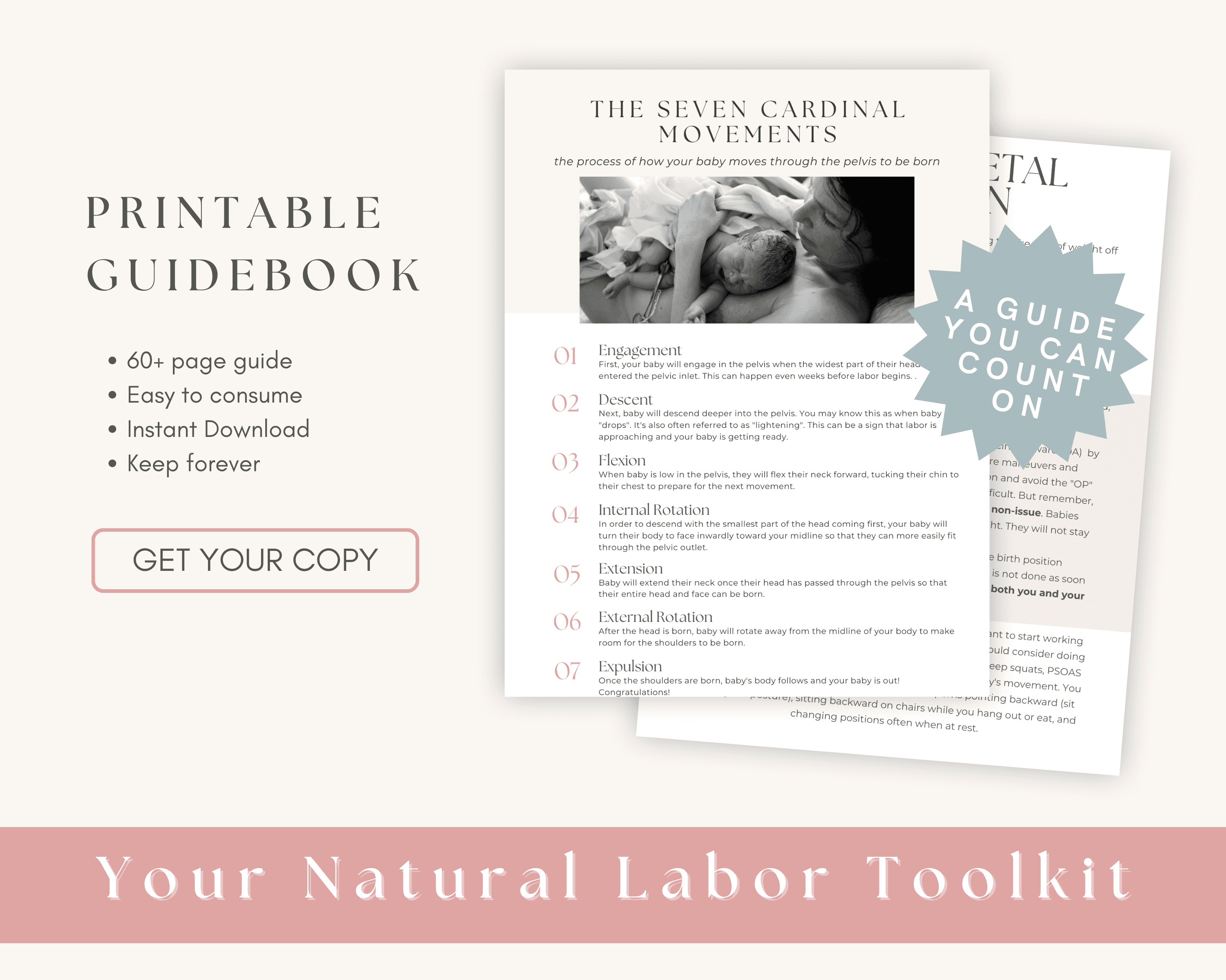 The Unmedicated Birth Playbook
