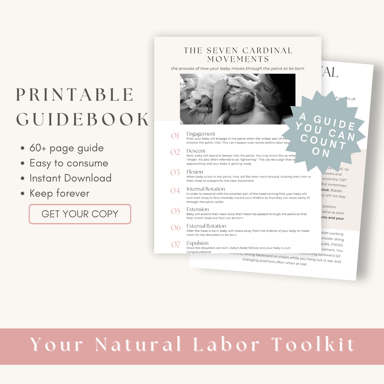 The Unmedicated Birth Playbook