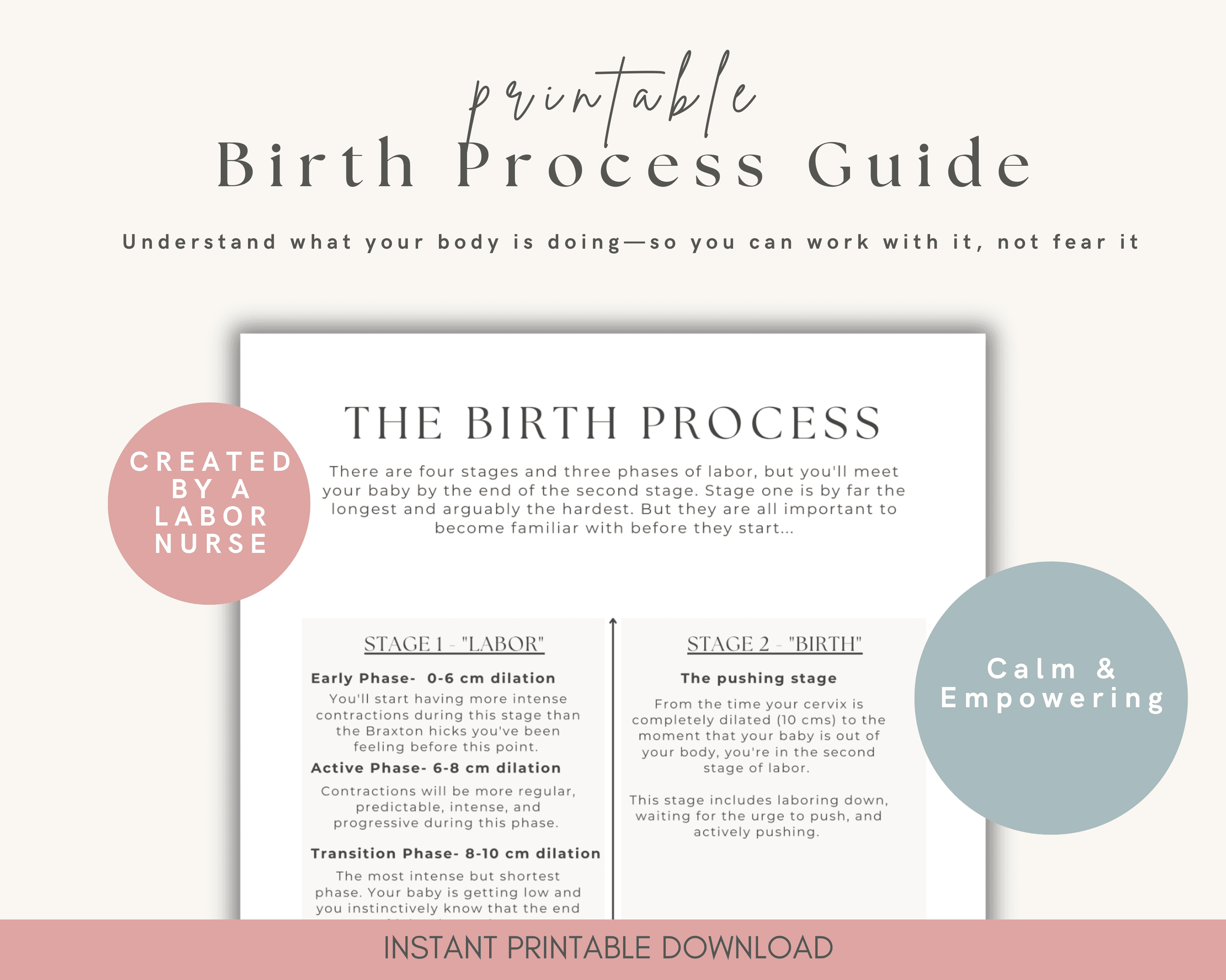 The Unmedicated Birth Playbook