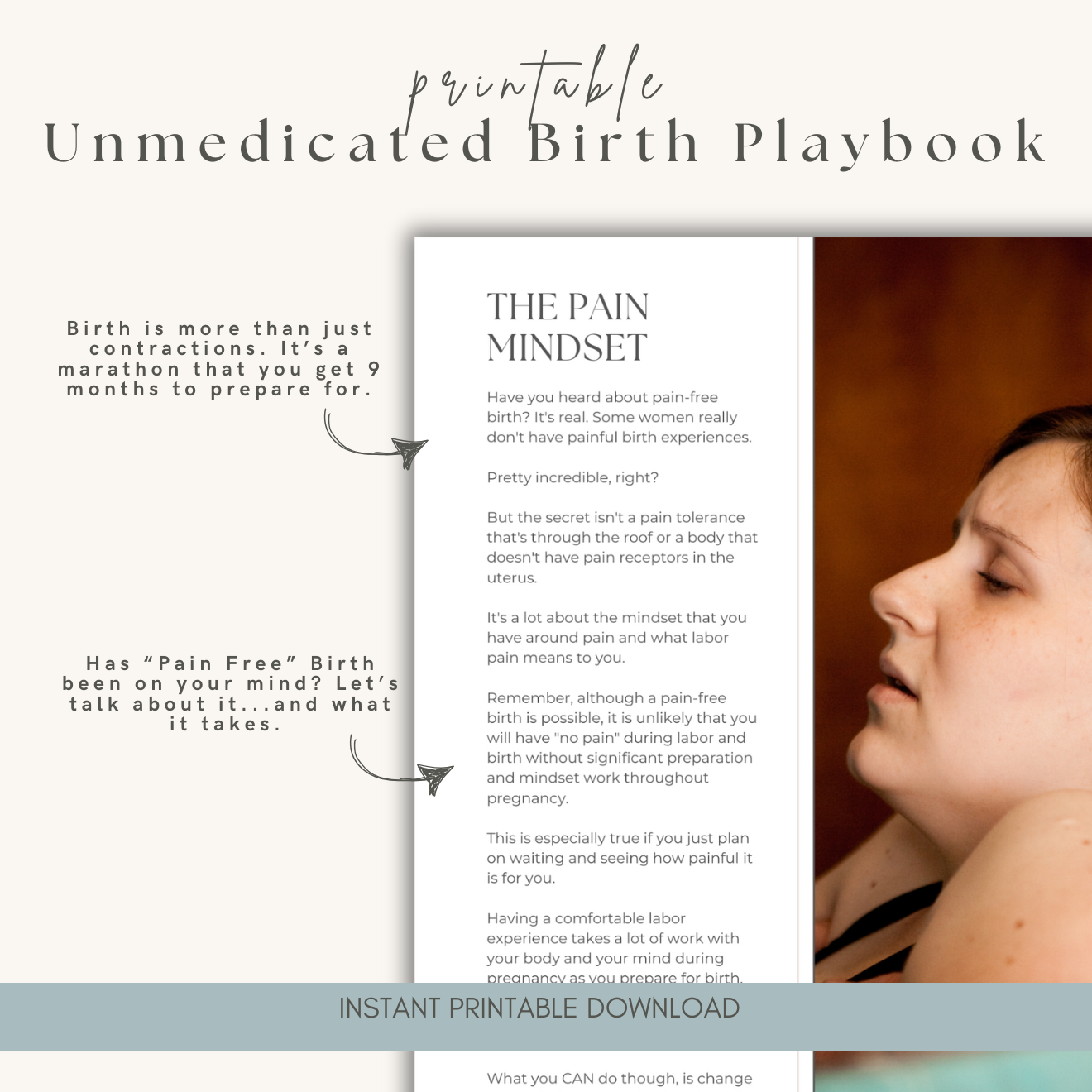 The Unmedicated Birth Playbook