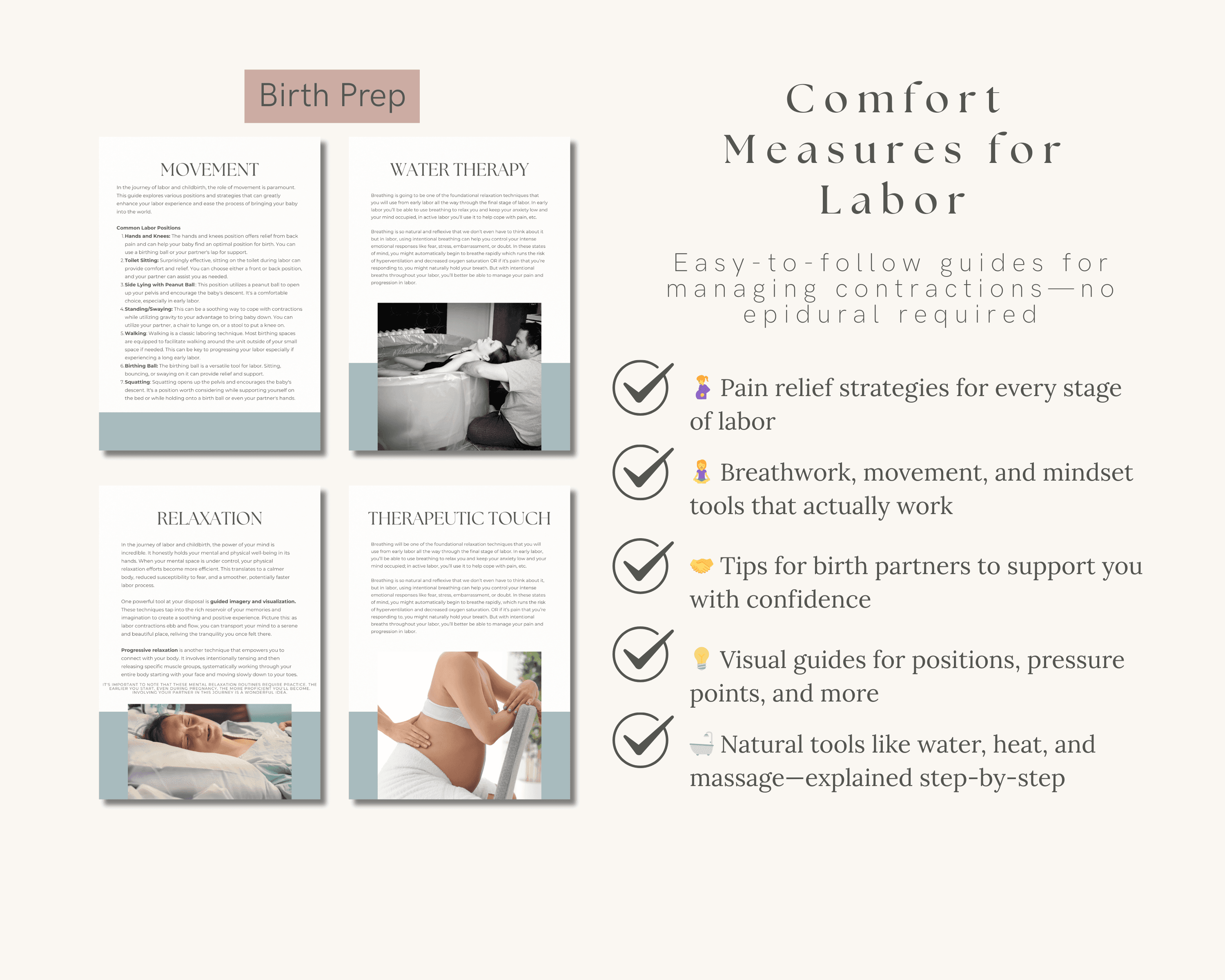 The Unmedicated Birth Playbook