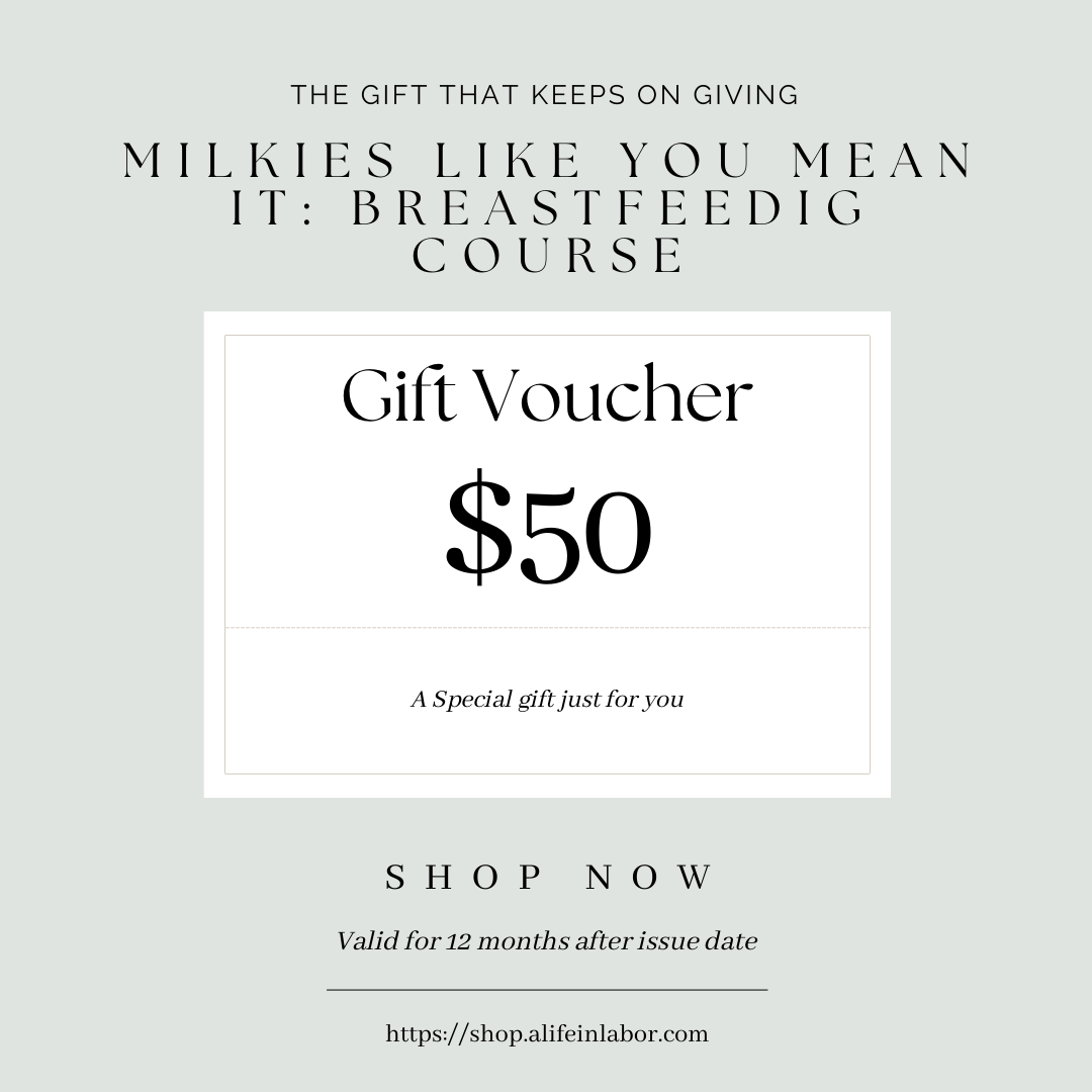 Milkies Like You Mean It Breastfeeding Course Gift Card