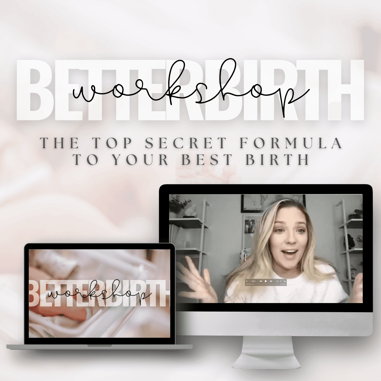 a mockup for the better birth workshop 